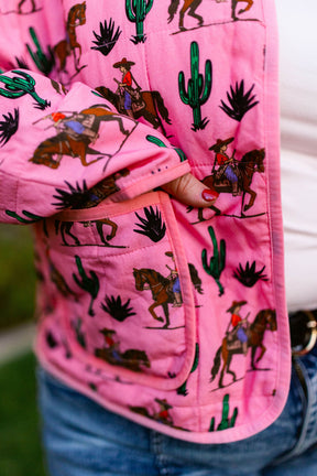 TABY ORIGINAL: Rebel Rose Quilted Jacket In Sizes XS-5X!** PREORDER***