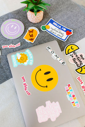 Hot Girls Cry 4.25 Inch Sticker