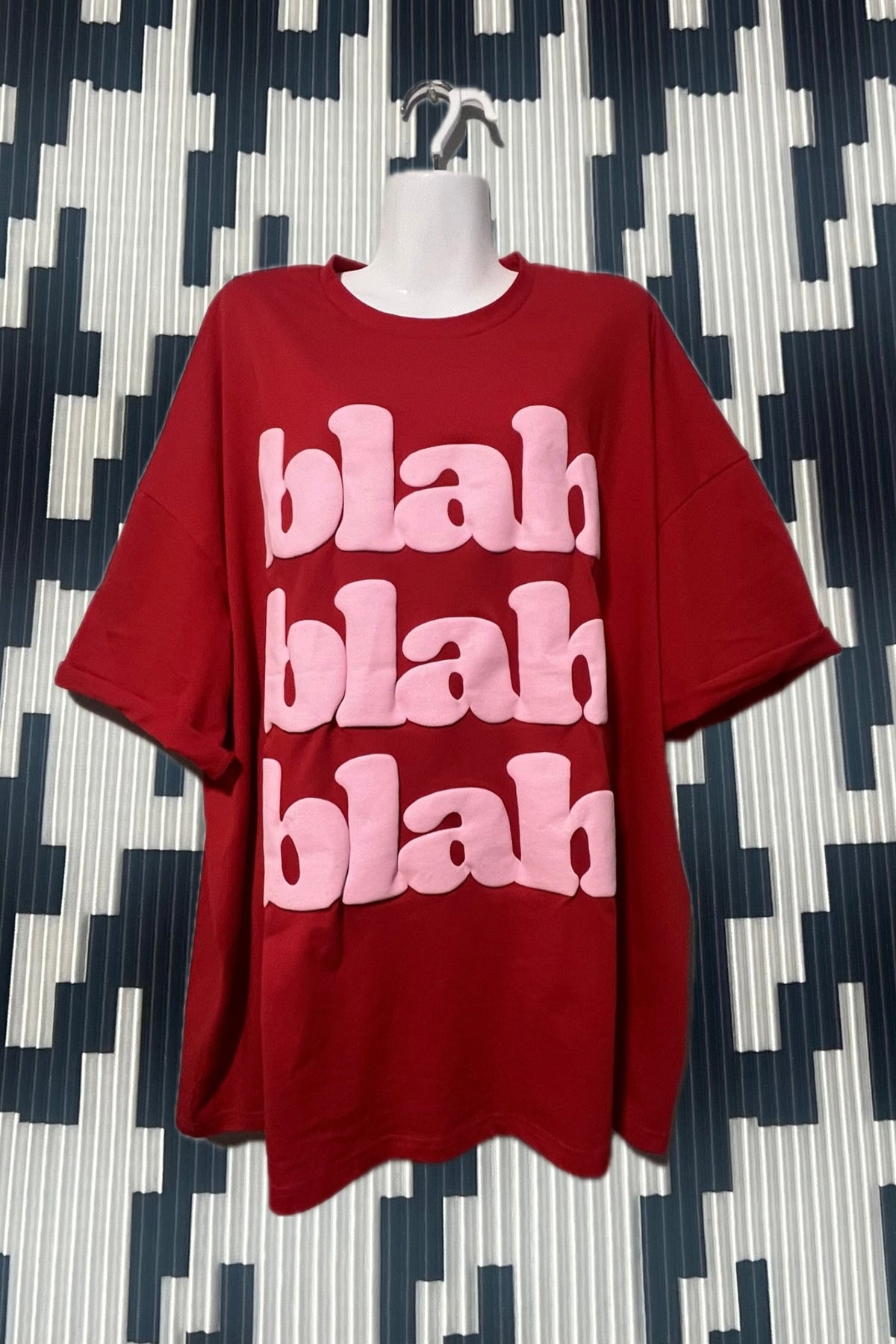 TABY ORIGINAL: BLAH BLAH Blah Boxy Tee In Sizes XS-5X!*** PREORDER***
