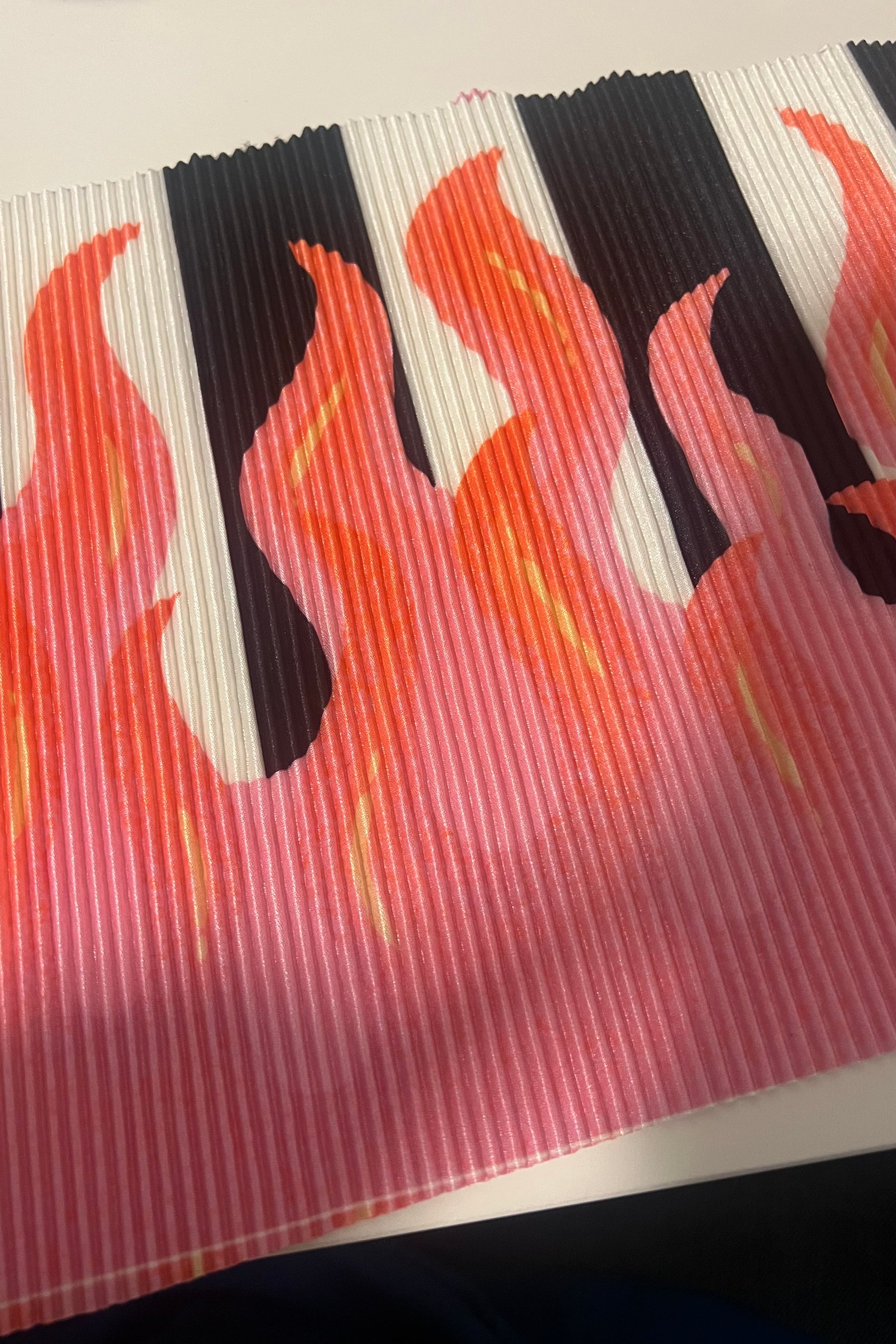 TABY ORIGINAL: Pretty In Flames Long Sleeve Plisse Pant Set in Sizes XS-5X** PREORDER***