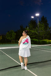 Meet Me At The Court Skort In WHITE***