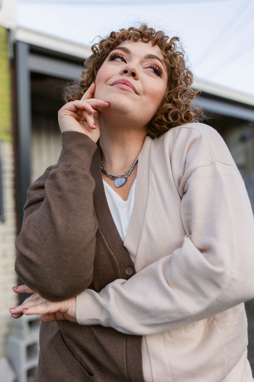 TABY ORIGINAL: The Yin To My Yang Cardigan In MOCHA LATTE** In Sizes XS-5X!***