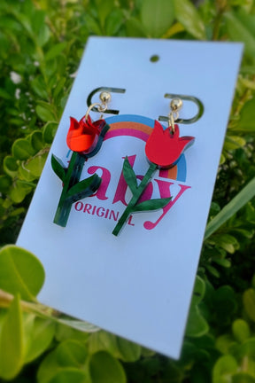 Taby Original: Mañana Sera Bonito Tulip Earrings