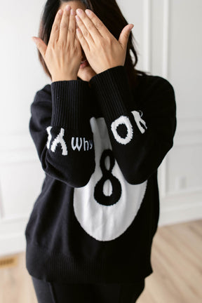 TABY ORIGINAL: Lucky 8 Ball Sweater Sizes XS-5X!** PREORDER***