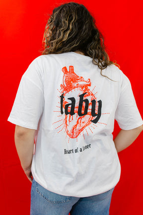 TABY ORIGINAL DESIGN: Heart Of A Lover Boyfriend Tee