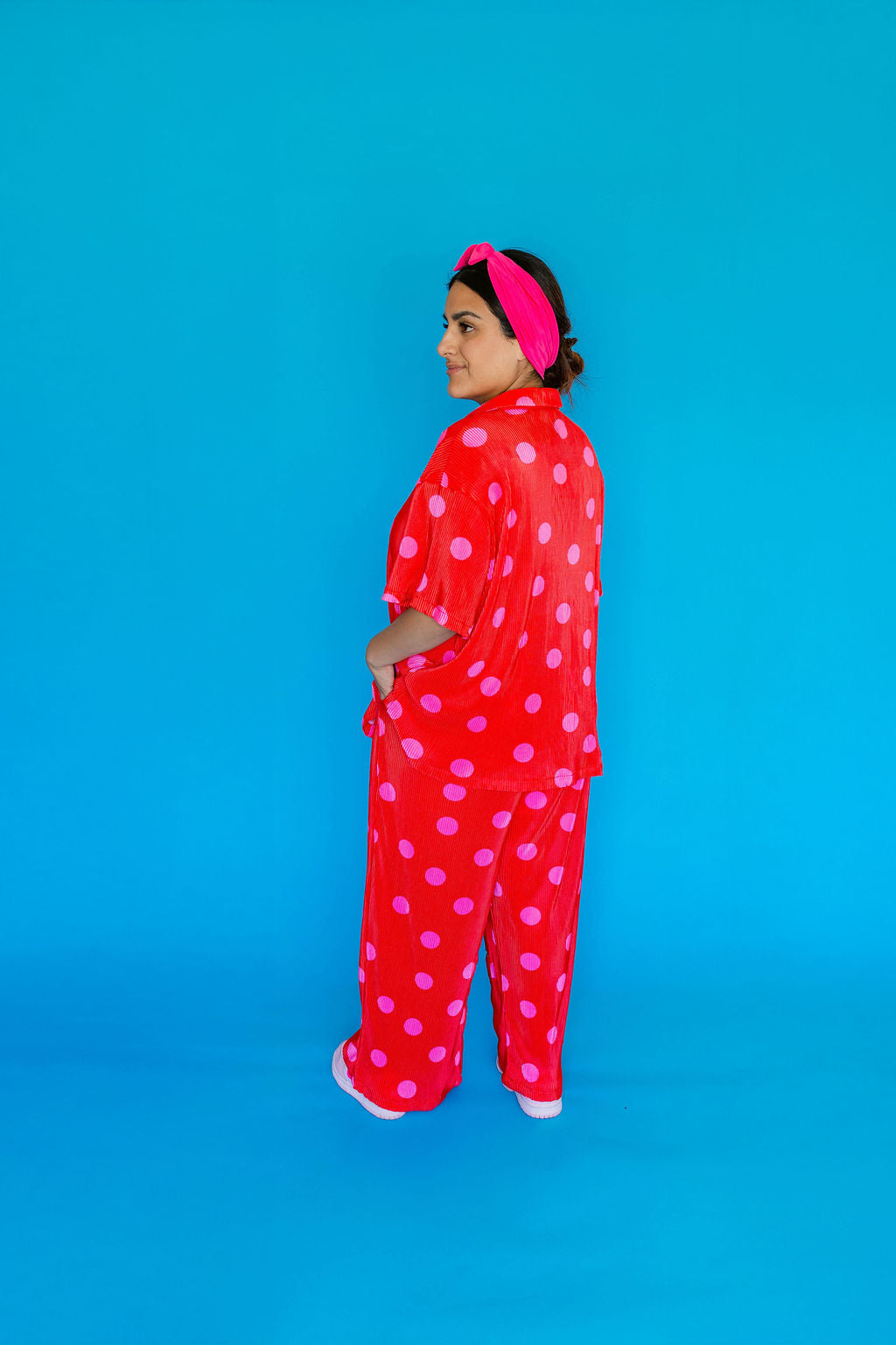 TABY ORIGINAL: Pep In Your Step Polkadot 3 Piece Plisse Set