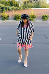 TABY ORIGINAL: Pretty In Flames Short Plisse Set