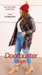 Vagabond Plaid Jacket RESTOCKED*** AVAILABLE IN SIZES SMALL-3X!!***