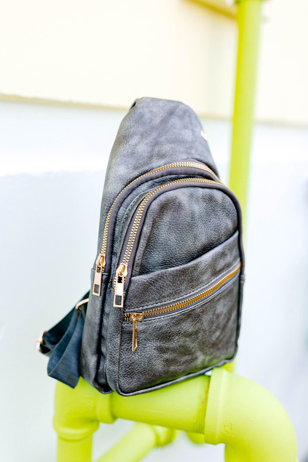 Follow Your Own Path Sling Bag In CHARCOAL***