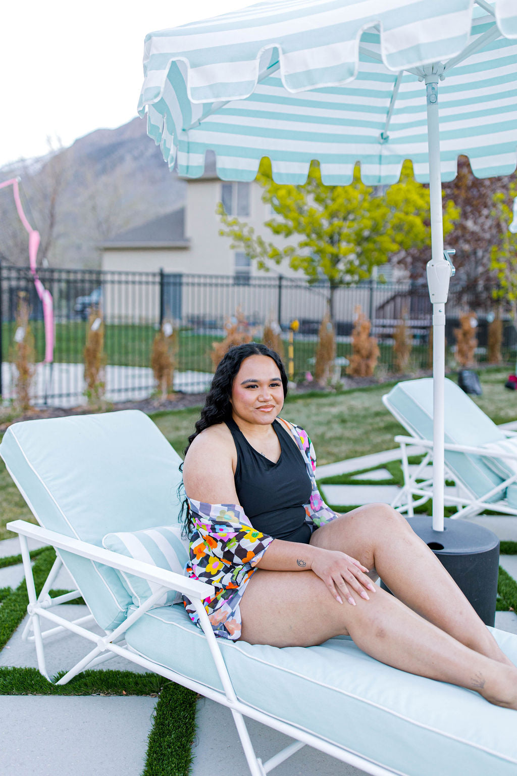 TABY ORIGINAL DESIGN: BRB, Chilling By The Pool In My 1 Piece Swimsuit IN SIZES XS-5X***