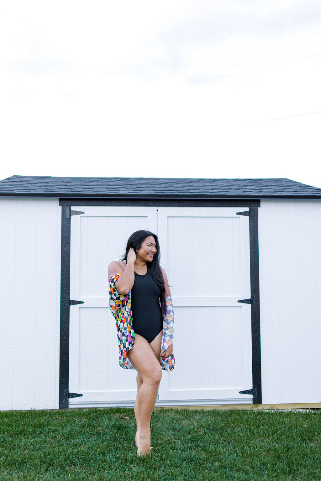 TABY ORIGINAL DESIGN: BRB, Chilling By The Pool In My 1 Piece Swimsuit IN SIZES XS-5X***