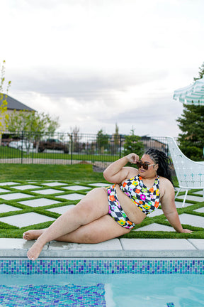 TABY ORIGINAL DESIGN: BRB, Soaking Up The Sun In My 2 piece Swim IN SIZES XS-5X***