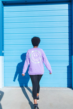 TABY ORIGINAL DESIGN: Keep On Smiling Pullover In LAVENDER*** RESTOCKED***