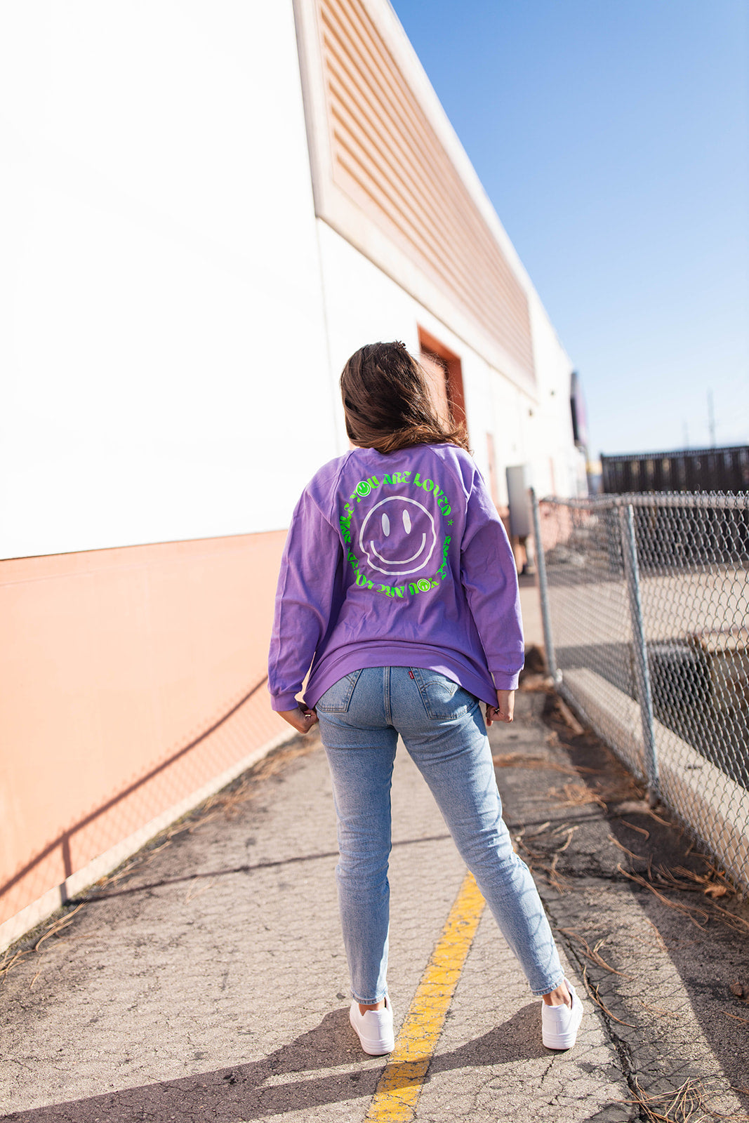 TABY ORIGINAL DESIGN: Keep On Smiling Pullover In LAVENDER*** RESTOCKED***