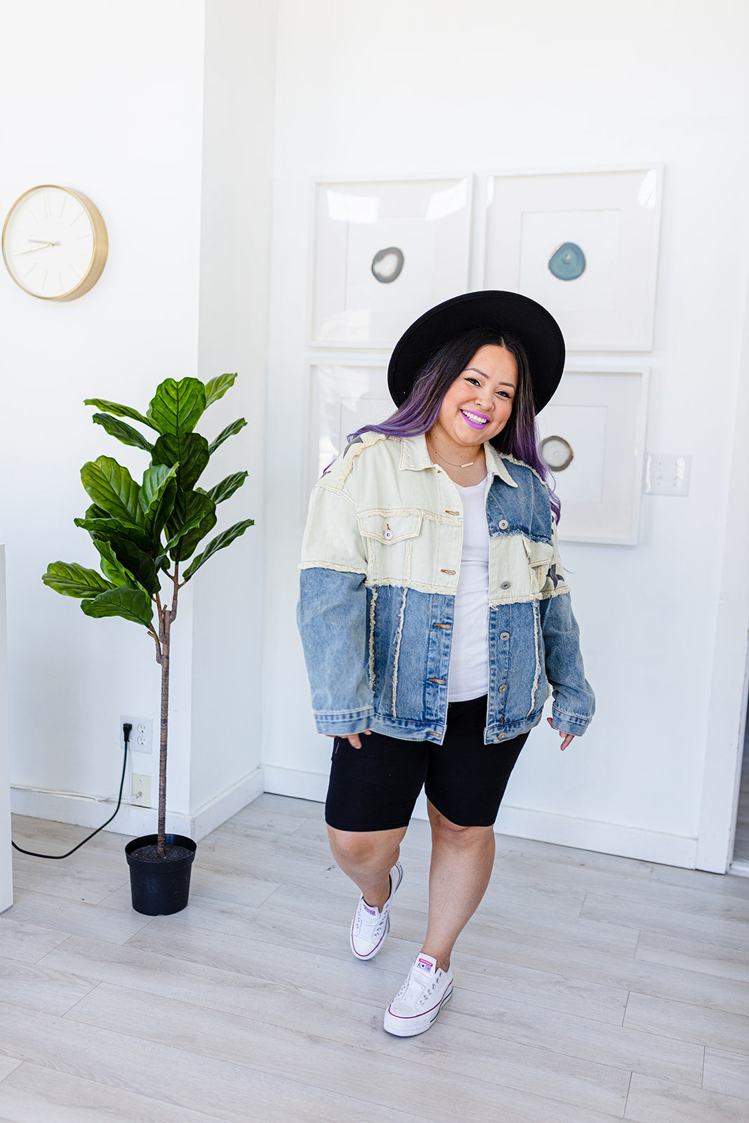Mix And Match Denim Jacket TABY’S PICK***