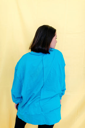TABY ORIGINAL: Tell Your Homies You Love Them PULLOVER*** EXTREME PUFF***  IN SKY BLUE***