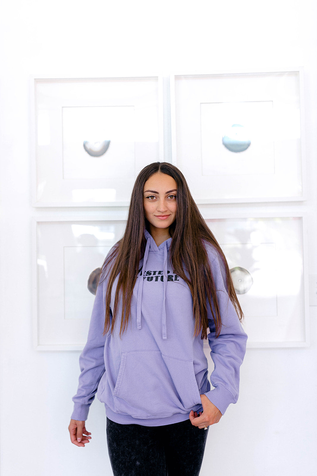 TABY ORIGINAL: Don't Waste Your Talent Hoodie IN AMETHYST BEACH WASH + EXTREME PUFF***