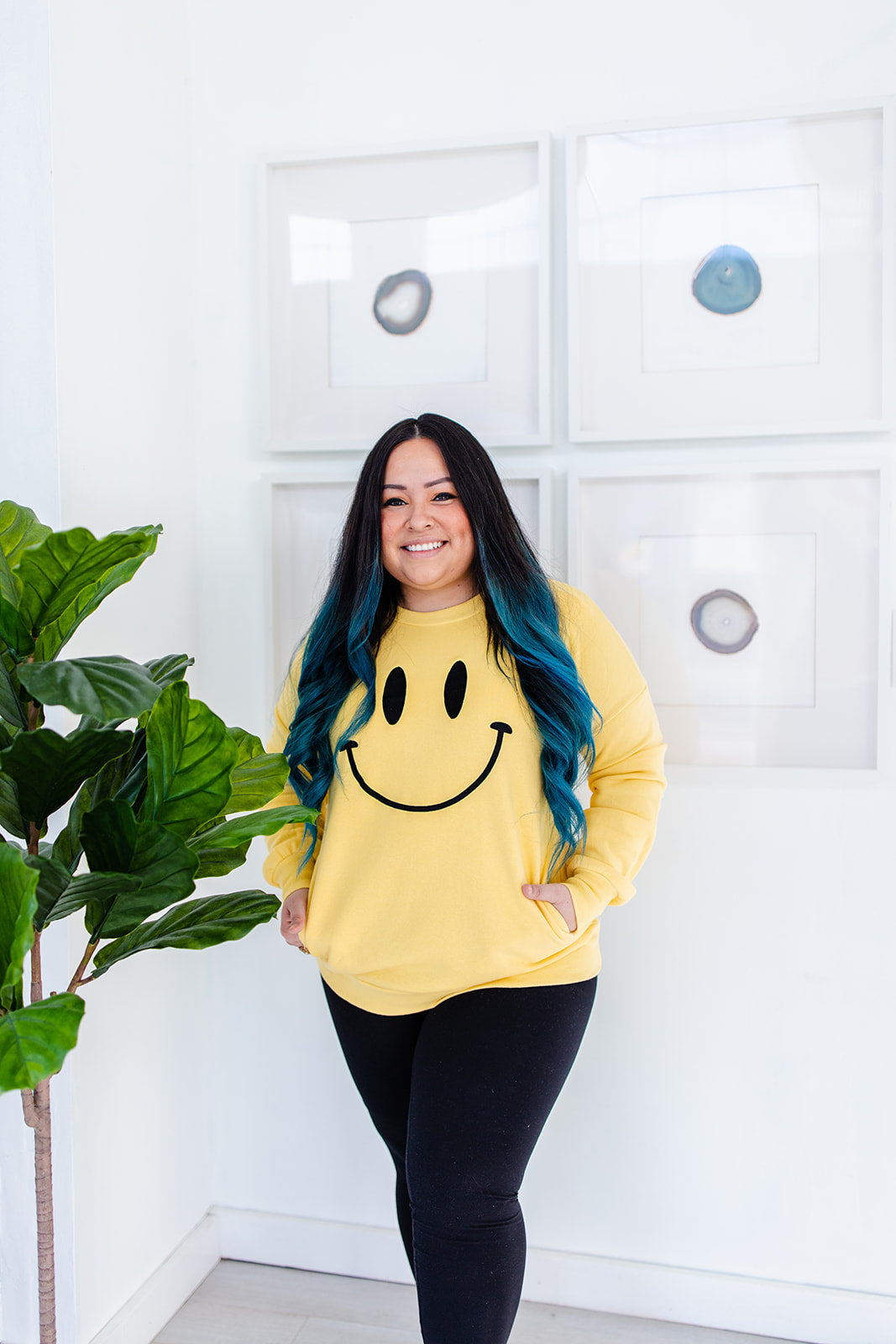 TABY ORIGINAL DESIGN: Smiley Pullover EMBROIDERED*** RESTOCKED***