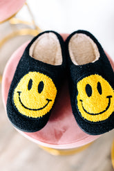 Smile More, Worry Less Slippers