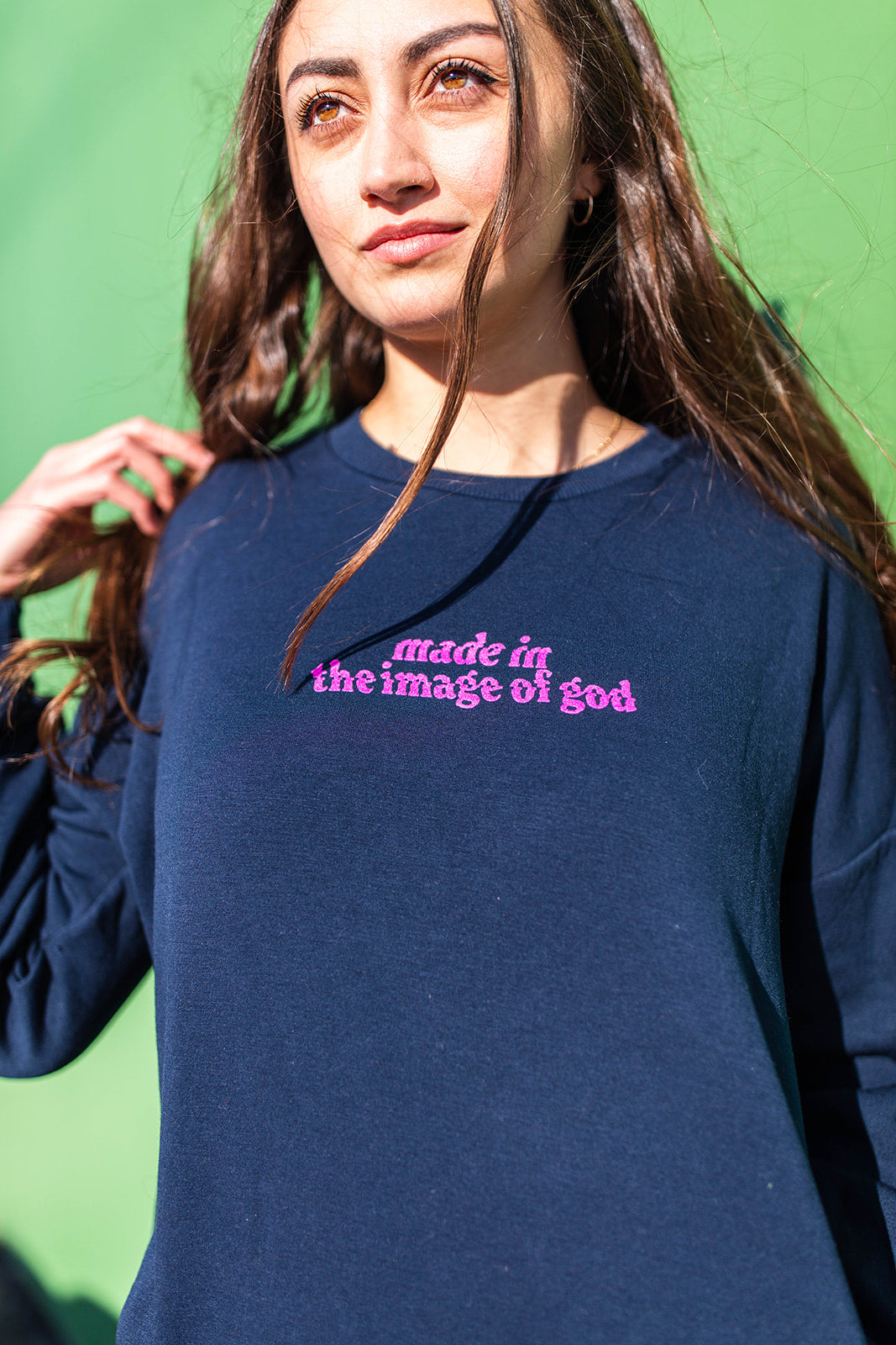 TABY ORIGINAL DESIGN: Made In The Image Of God Pullover ULTRA SOFT*** RESTOCKED****
