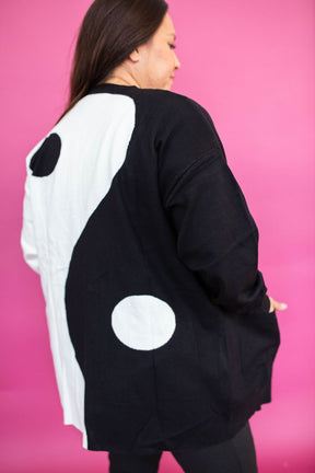 TABY ORIGINAL: The Yin To My Yang Cardigan TABY'S PICK***