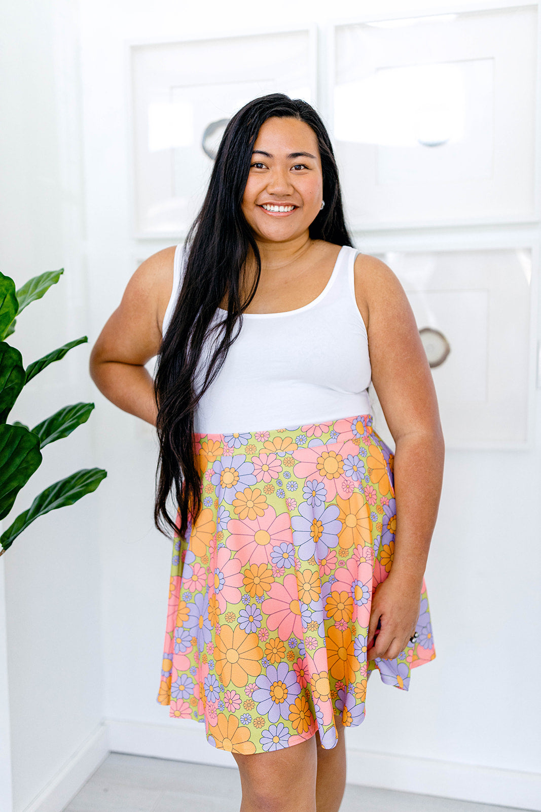Get Your Groove On Skirt In Sizes XS-5X!***