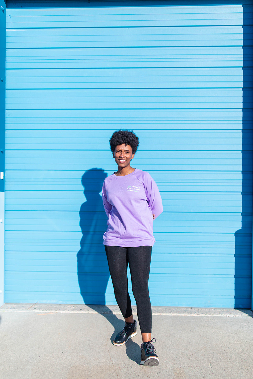 TABY ORIGINAL DESIGN: Keep On Smiling Pullover In LAVENDER*** RESTOCKED***