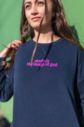 TABY ORIGINAL DESIGN: Made In The Image Of God Pullover ULTRA SOFT*** RESTOCKED****
