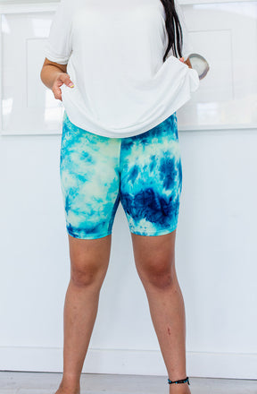 Ocean Dye Biker Shorts