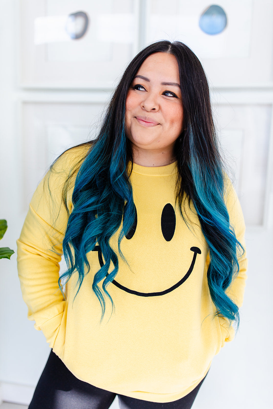 TABY ORIGINAL DESIGN: Smiley Pullover EMBROIDERED*** RESTOCKED***