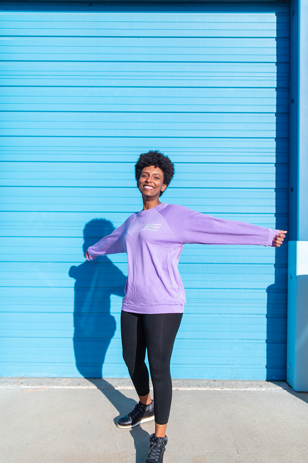 TABY ORIGINAL DESIGN: Keep On Smiling Pullover In LAVENDER*** RESTOCKED***